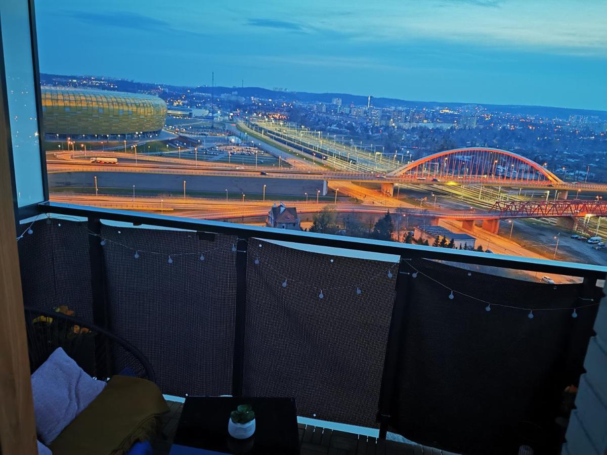 Apartament Przy Bursztynowym Stadionie Gdańsk Buitenkant foto